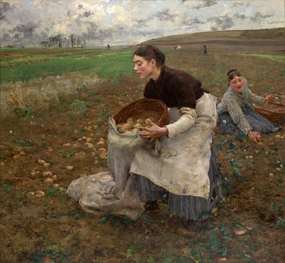 Oktober von Jules Bastien Lepage